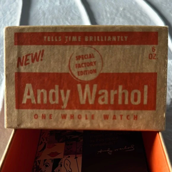 Andy Warhol Vibrant Pink and Green Watch - Picture 8 of 11